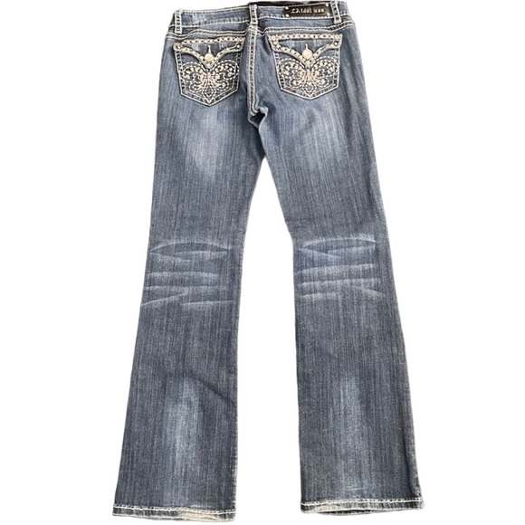 LA Idol USA - Women’s Rhinestone Jeans Sz9 - Picture 6 of 9